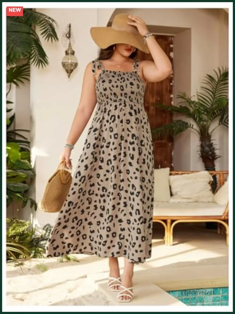 Womens Bohemian Floral Maxi Dress Spaghetti Strap Square Neck Ruffle Tie Back